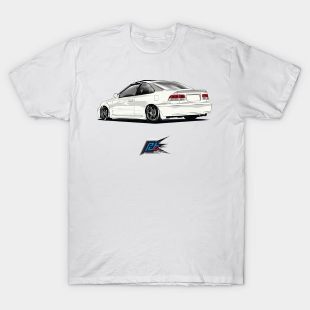 honda civic em1 T-Shirt by naquash